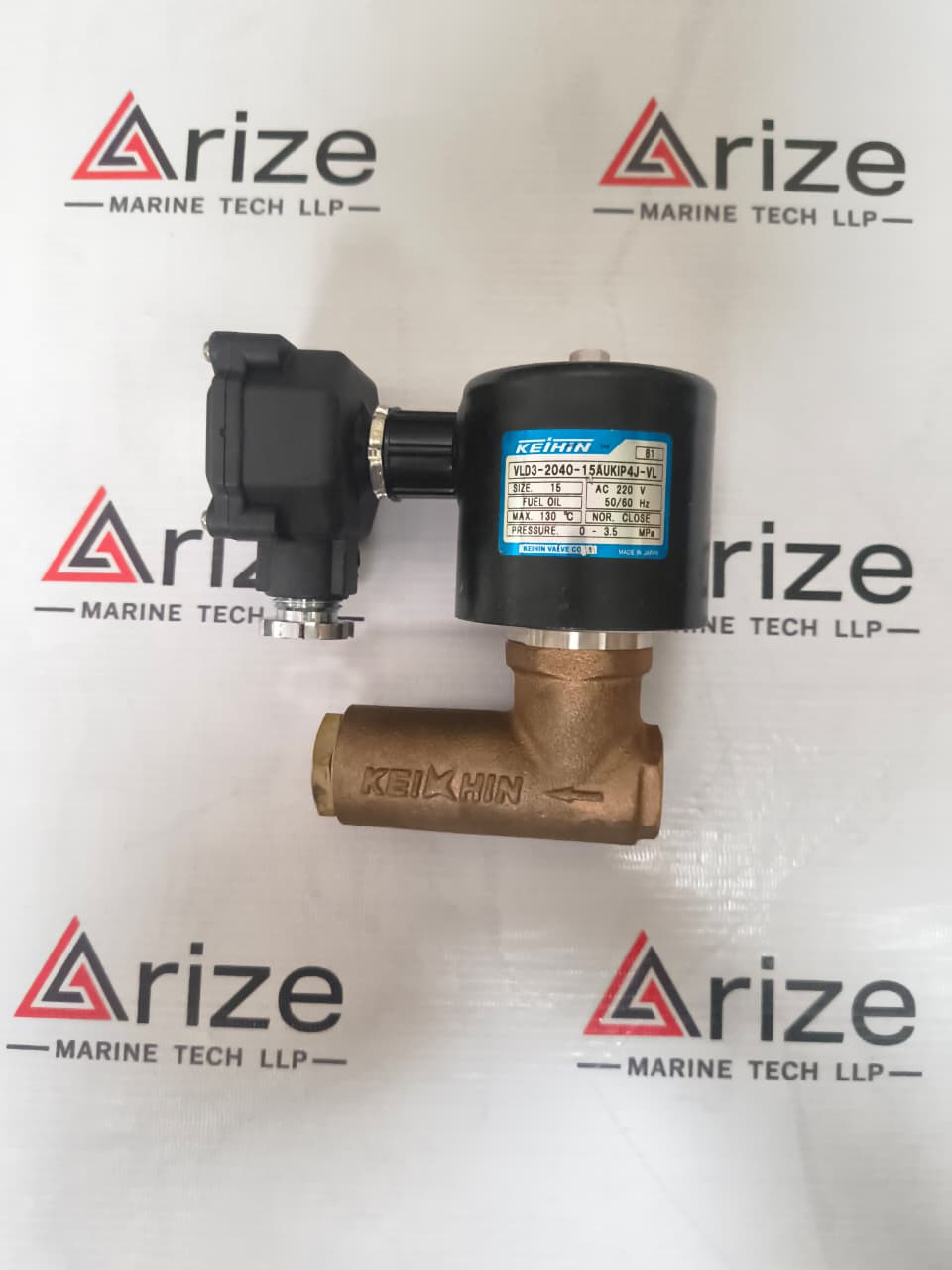 KEIHIN VLD3-2040-15AUKIP4J-VL SOLENOID VALVE FOR BOILER NEW